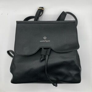 Nanette Lepore Classic Black Backpack/Shoulder Bag